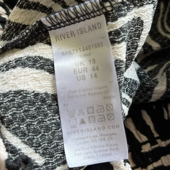 River Island Maternity Collection Zebra Print Loose Pants - Picture 7 of 7